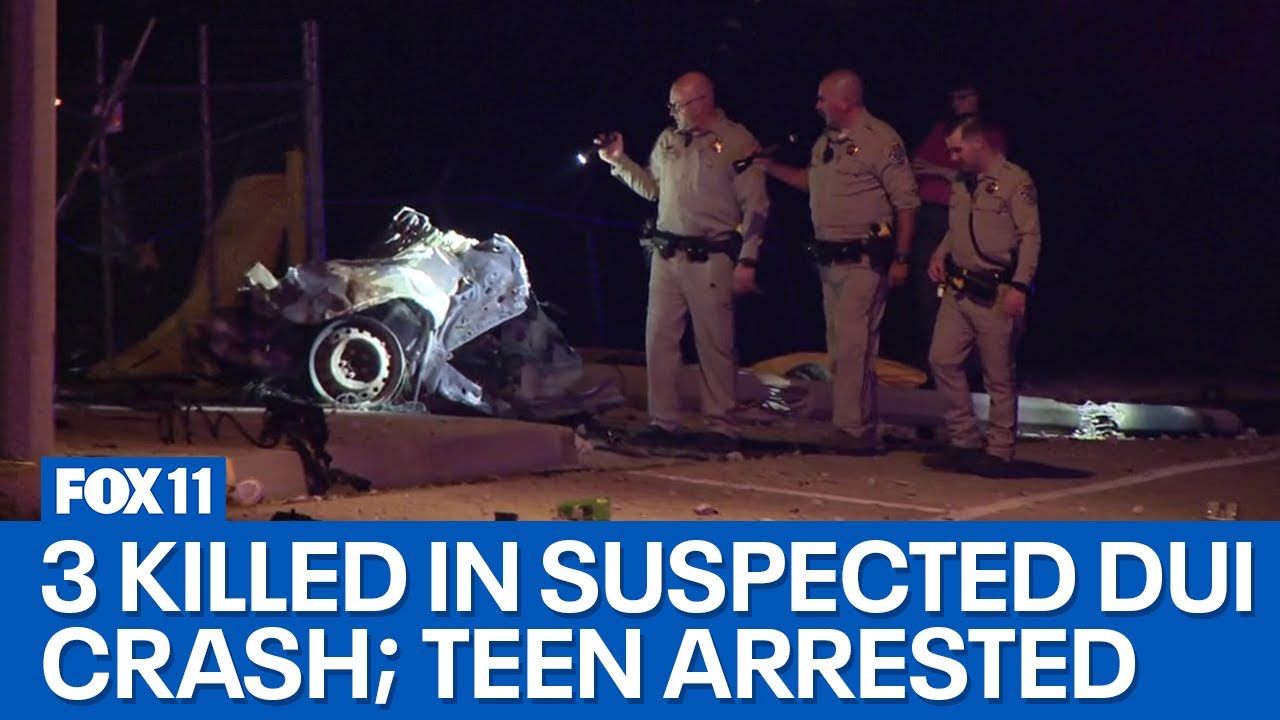 Suspected DUI driver arrested in deadly crash that left 3 dead in Castaic