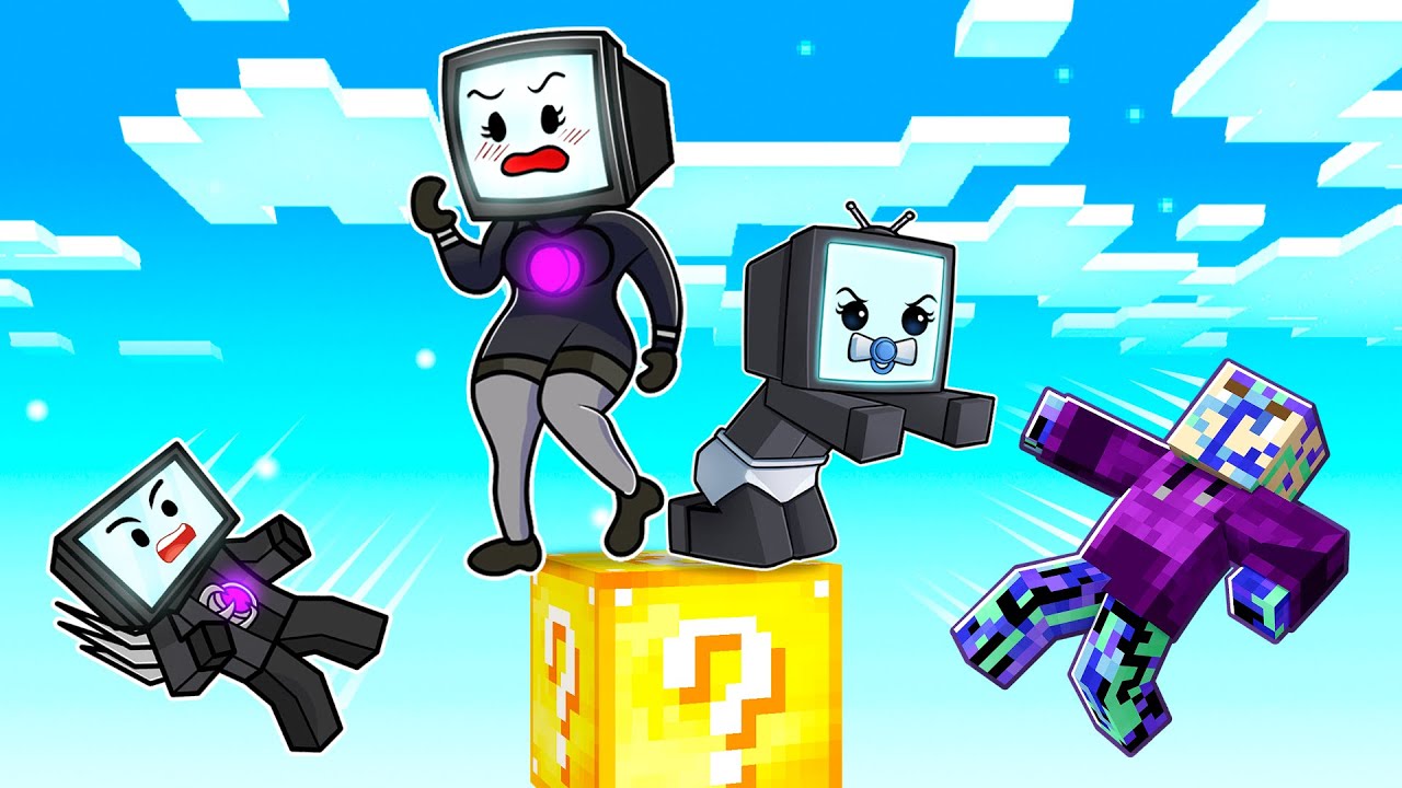 LOCKED on ONE LUCKY BLOCK With TITAN TV BABY!