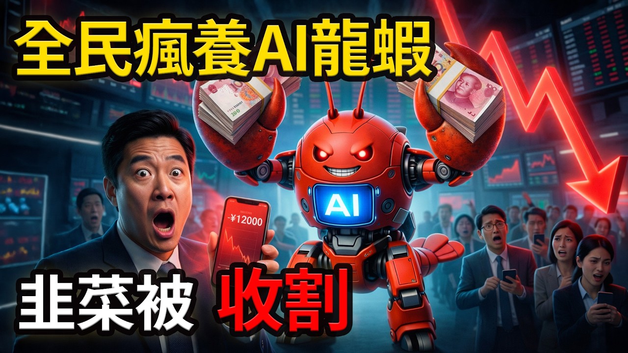 全民瘋養AI龍蝦！中國經濟崩塌焦慮下的新騙局，第一批韭菜已被收割
