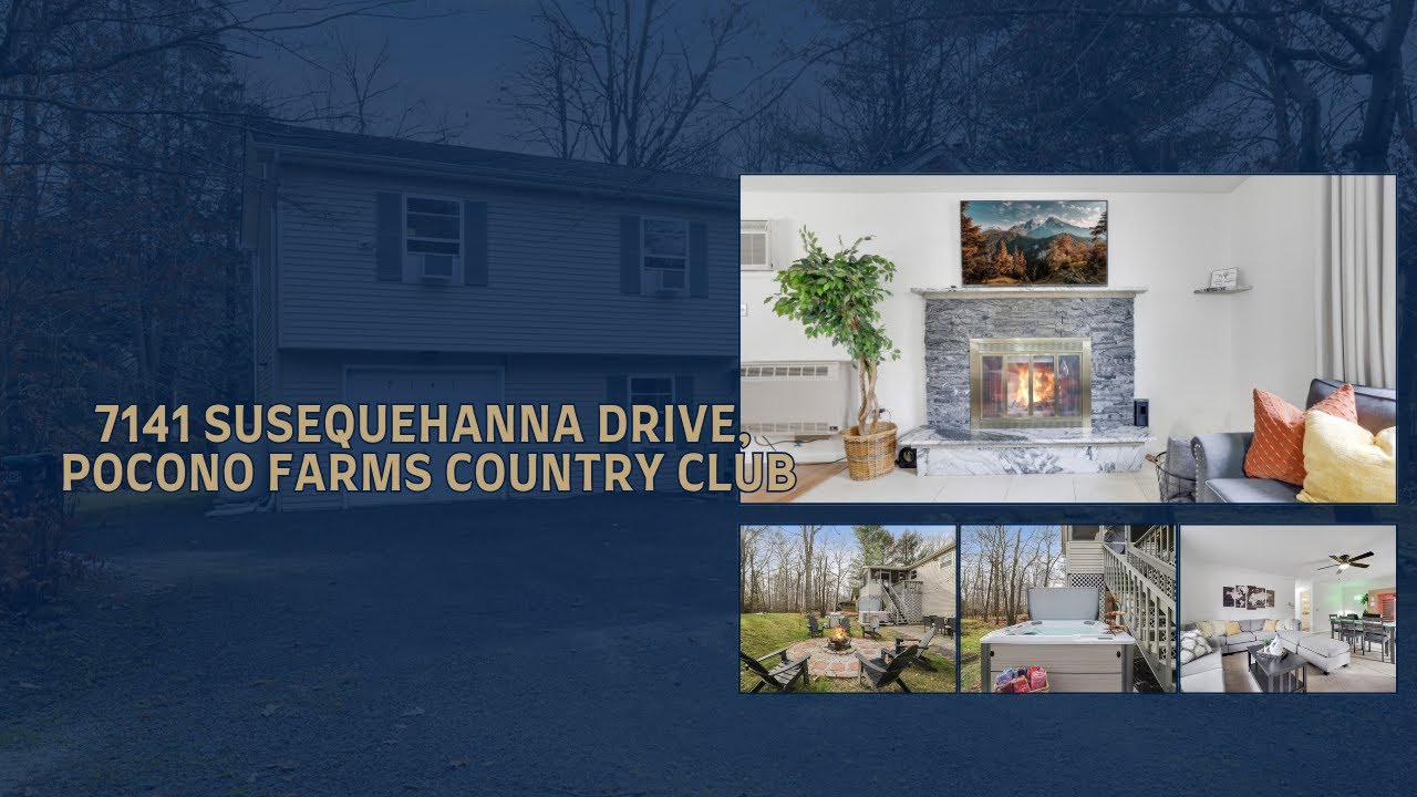 7141 Susquehanna Drive,  Pocono Farms Country Club - Video Home Showing