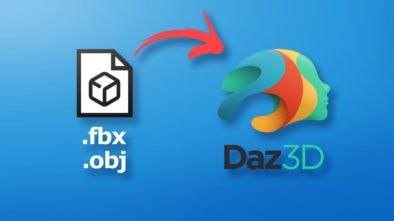 Как импортировать 3D-модели в форматы OBJ и FBX в Daz3D: руководство по Daz Studio.