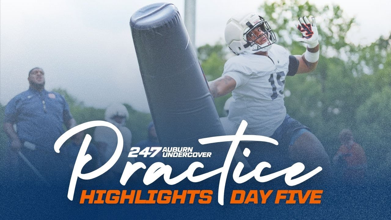 Auburn DL | 2025 Preseason Camp Highlights - Day Five