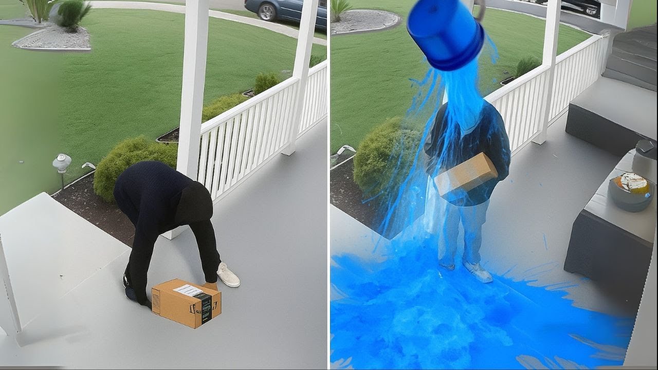 When Package Thieves Get Owned By Booby Traps!