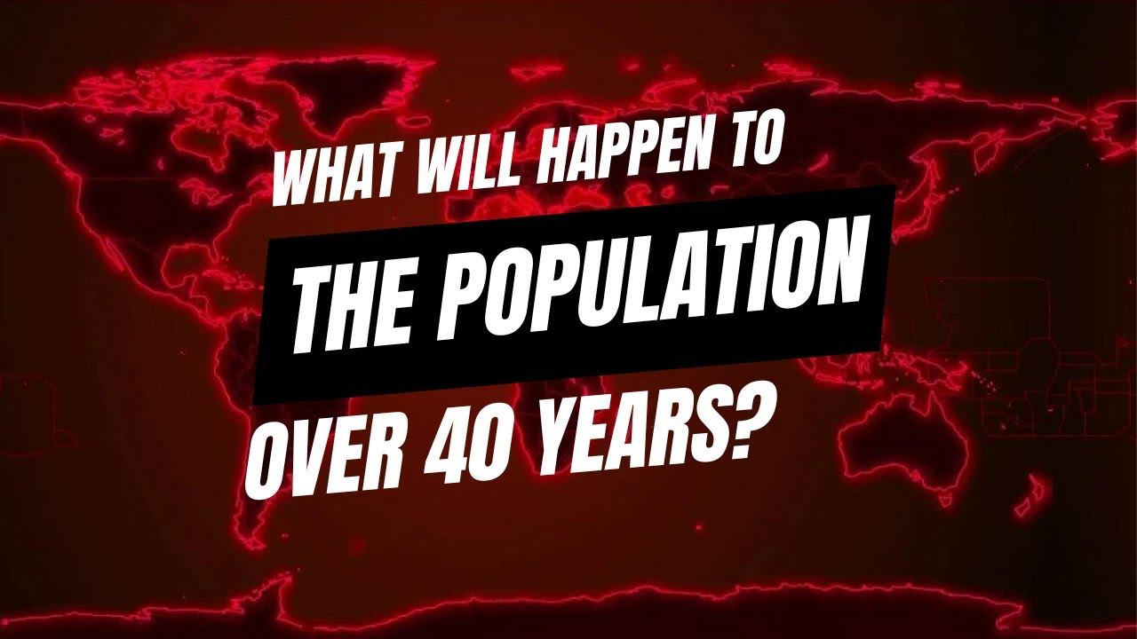 What will happen to the population over 40 years? Will it drop dramatically?