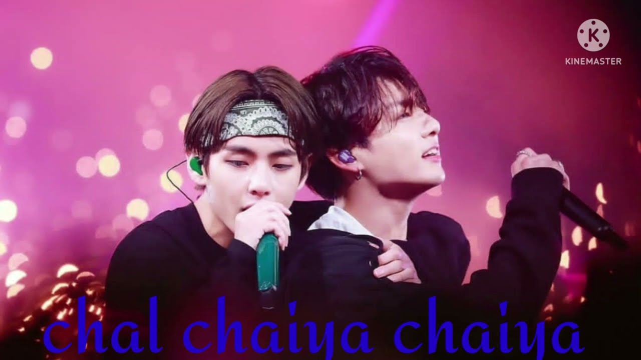 chal chaiya chaiya||taekook||hindi mix song||Bts||bts army||💜💚