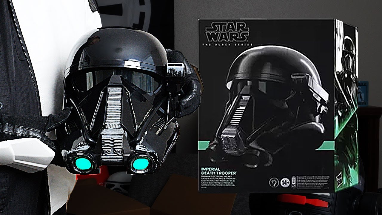 Распаковка шлема штурмовика смерти Black Series 🖤 | Обзор Star Wars