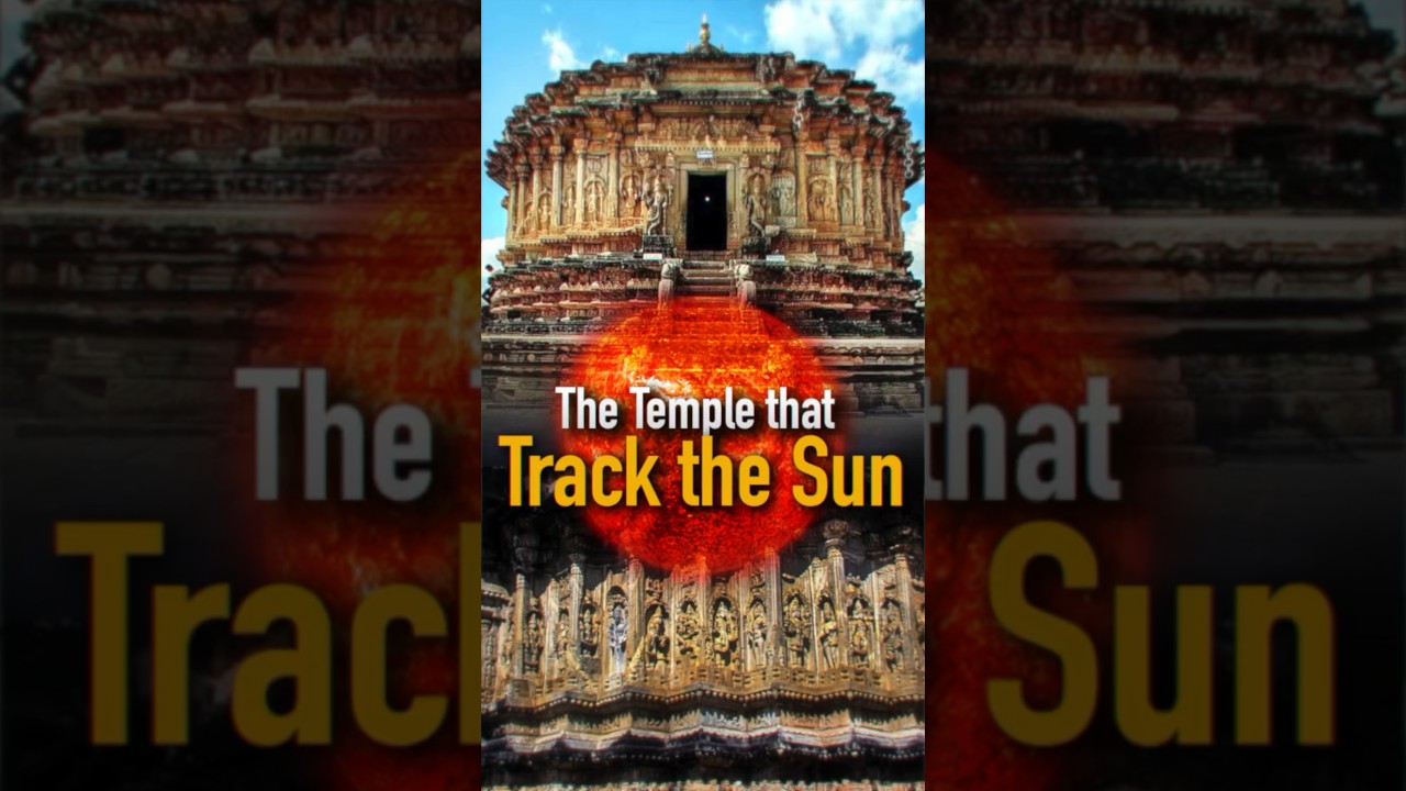 The Temple that Track the Sun:  Vidyashankara Temple Karnataka #shorts