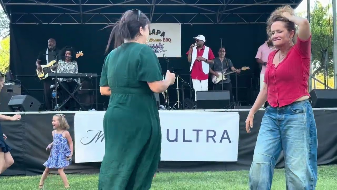 Tony Lindsay with Janice Maxi Reid at the Napa Blues, Brews & BBQ October 5, 2024 ￼
