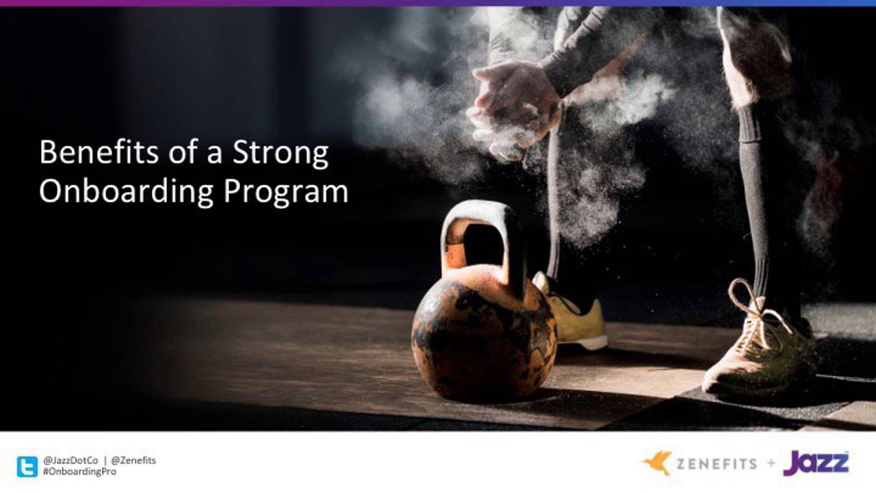 Jazz + Zenefits - Steps to a Successful Onboarding Process