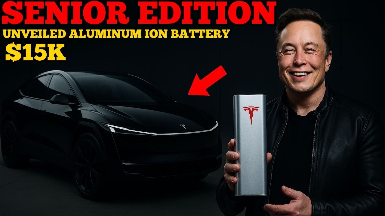 Представлена ​​новая Tesla Model 2 Senior Edition 2026 года с алюминиево-ионным аккумулятором, за...