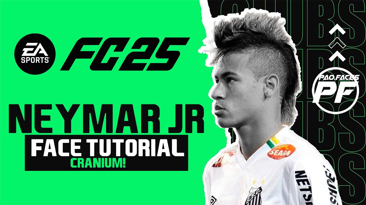 EA FC 25 NEYMAR JR SANTOS FACE -  Pro Clubs Face Creation - CAREER MODE - LOOKALIKE