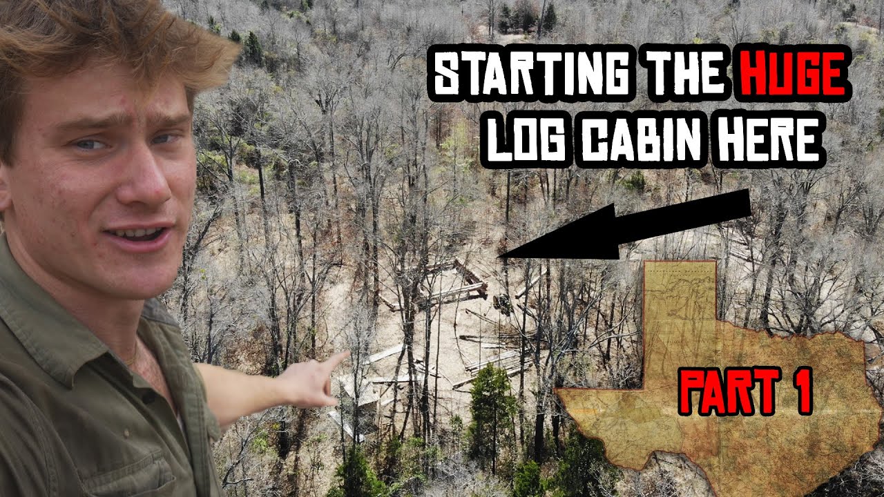 I&rsquo;m settin' out to Hand-Build a MASSIVE Log Cabin in Texas | Part 1