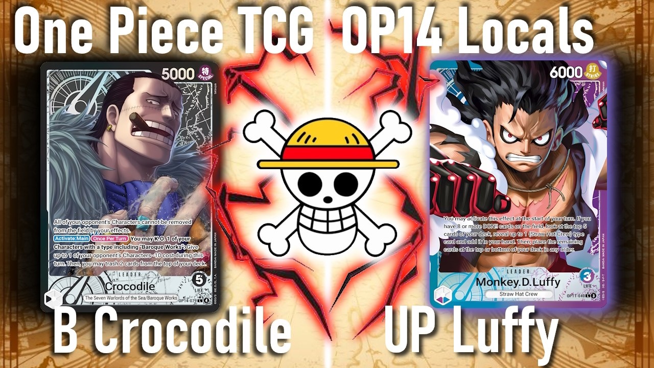 [OP14] OP14 Crocodile vs. OP11 Luffy | One Piece TCG Locals Round 3