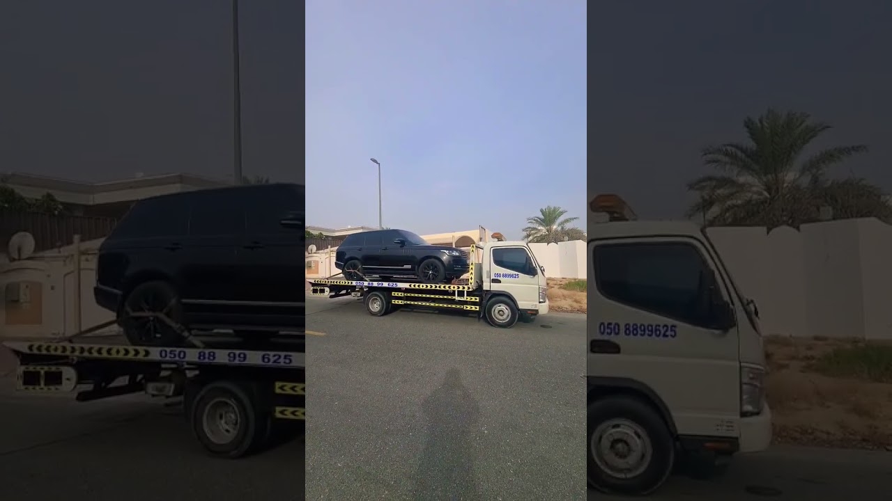 car towing and recovery service dubai#dubai #towing #automobile #luxurycar #truck