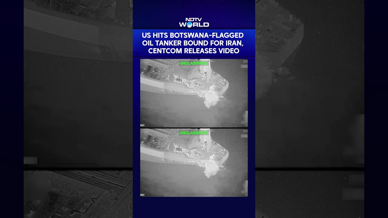 US Hits Botswana-Flagged Oil Tanker Bound For Iran, CENTCOM Releases Video
