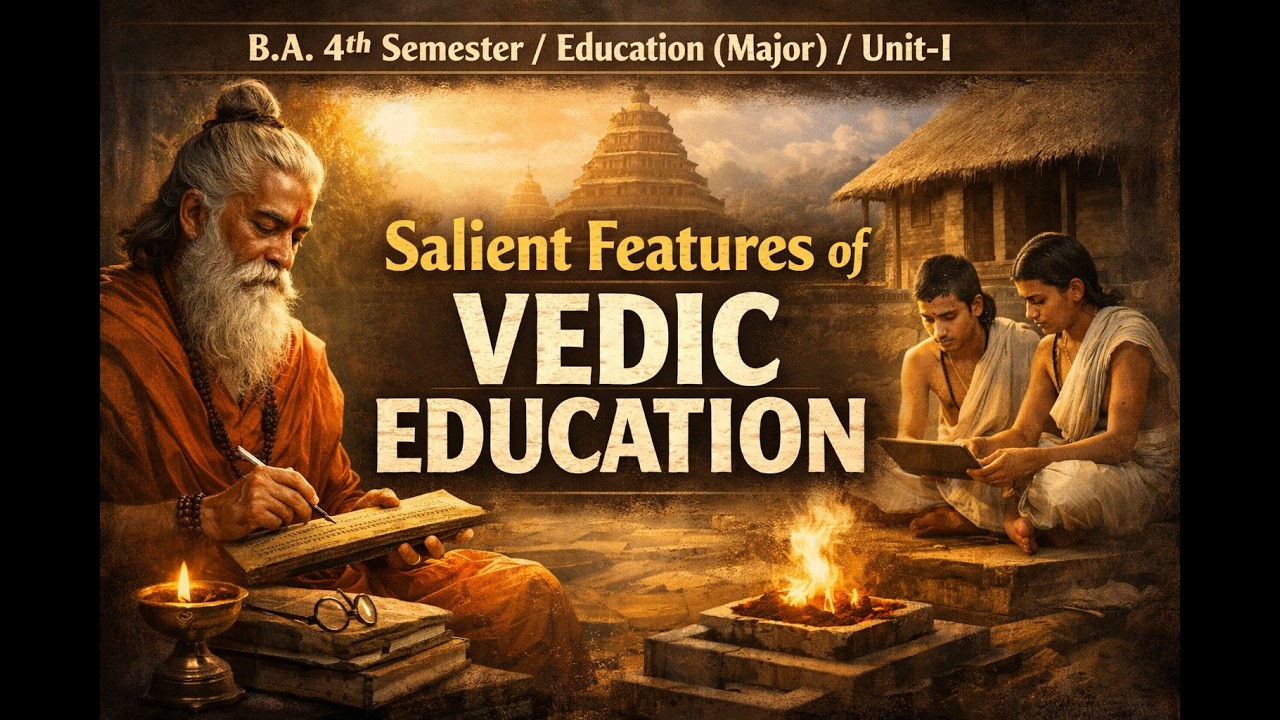 Salient features of Vedic Education 
