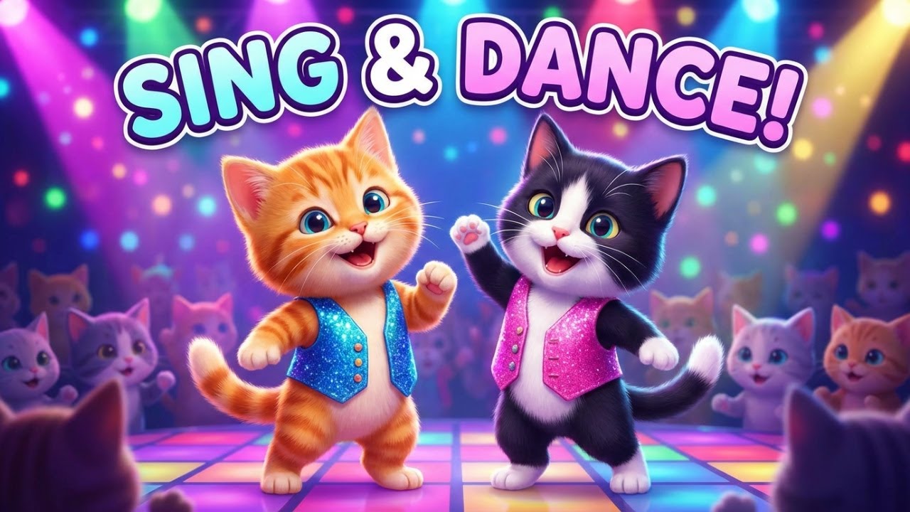 Meow Meow Meow! Cute Kittens Sing and Dance