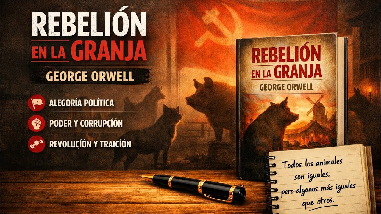 Análisis: Rebelión en la granja – George Orwell | poder, ideología y corrupción