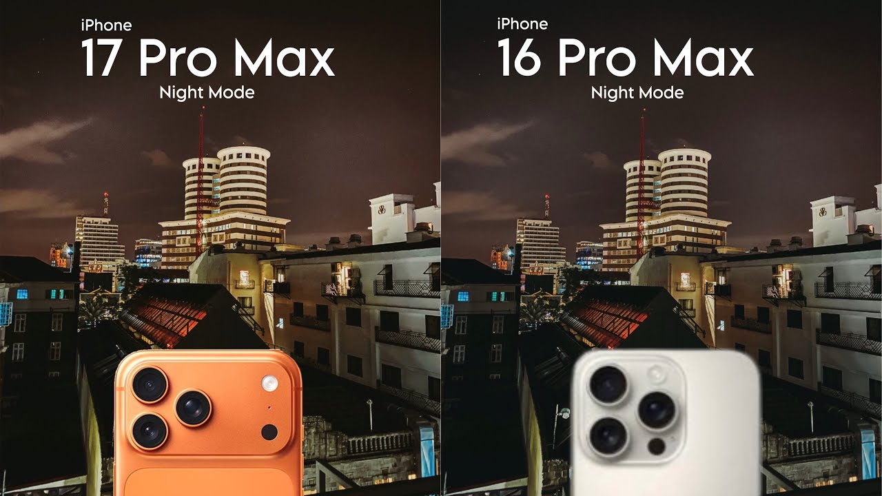 iPhone 17 Pro Max Vs iPhone 16 Pro Max | Night Mode Camera Test Comparison 