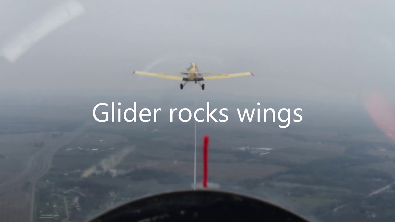 Glider and Tow Plane Signal Demonstration