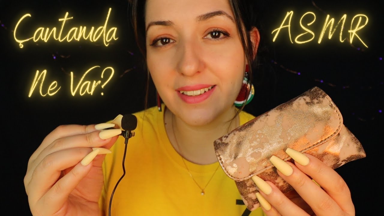 Türkçe ASMR | ÇANTAMDA NE VAR? | Fısıltılar Tıkırtılar | Tapping Triggers | Minik Mikrofon Lo-Fi