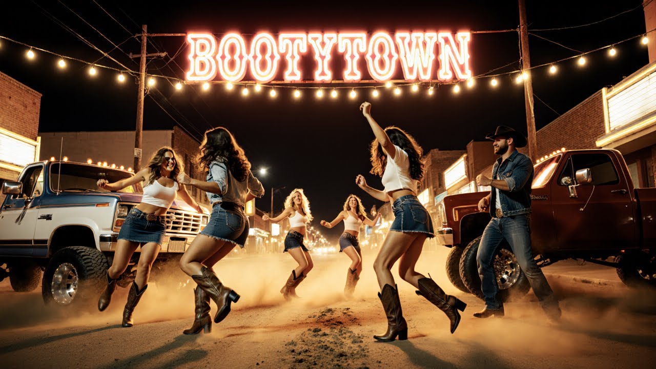 BOOTYTOWN | HarmoniEH (Official Country Funk Rockabilly Video)