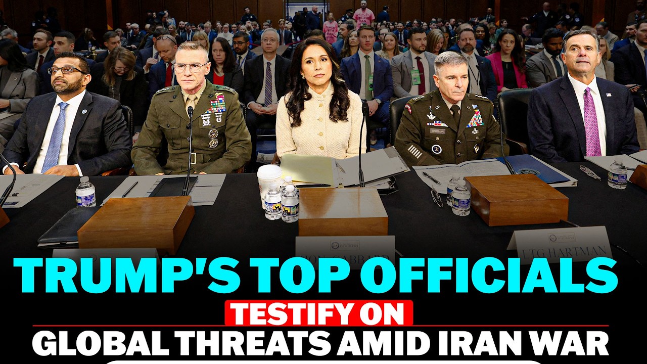 Tulsi Gabbard, Kash Patel, CIA Director testify before House on Global threats amid Iran war
