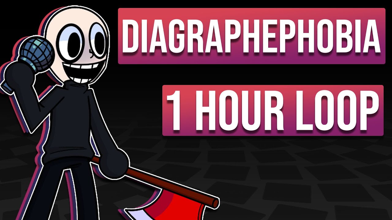 Friday Night Funkin' VS. Eteled - Diagraphephobia | BOTPLAY | 1 hour loop