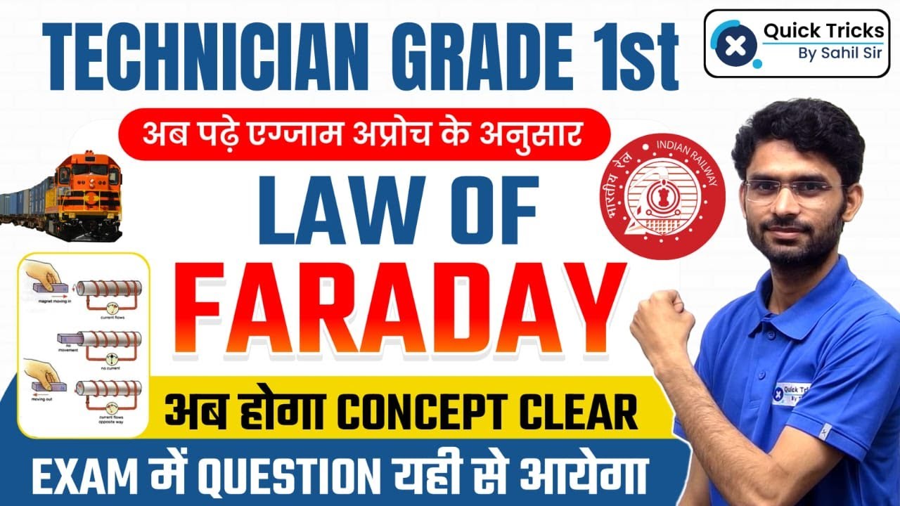 Technician Grade 1 2025 | Faraday Law Explained with Exam Tricks |  Class by Pravin sir