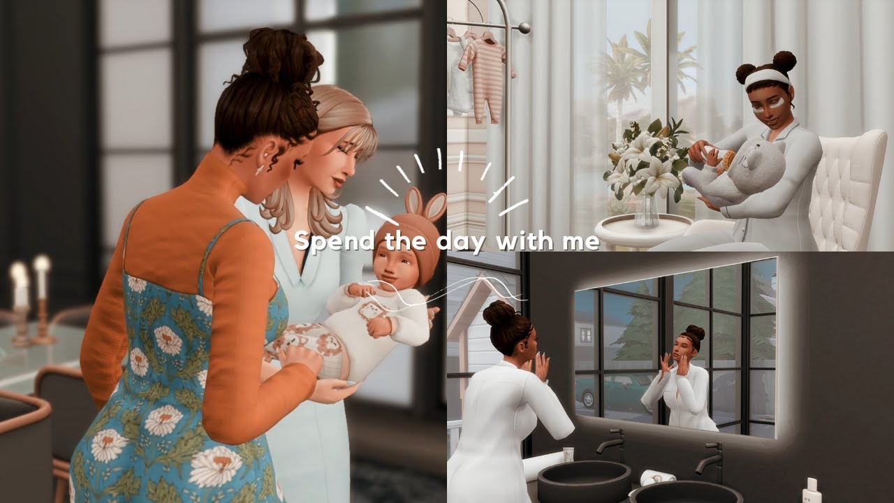 Spend the day with me: Growing together | SIMS 4 VLOG: Travel | Meet the grandparent