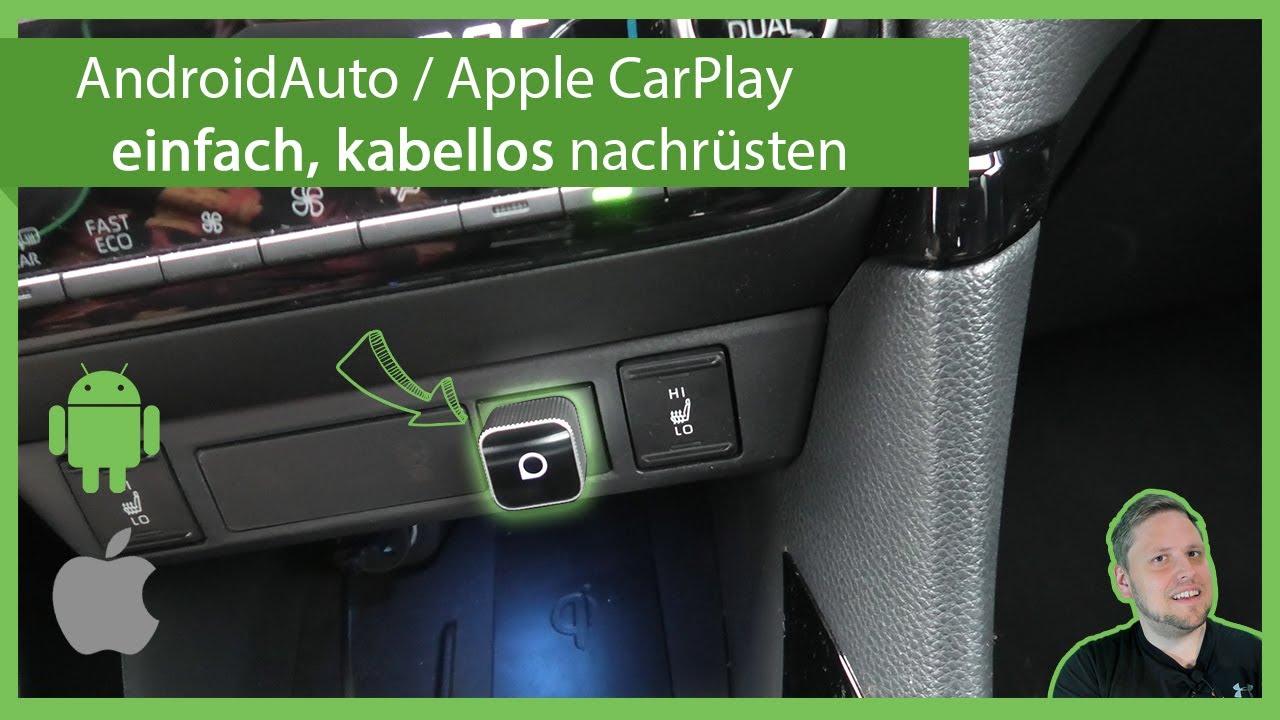 Kabelloses Android Auto & CarPlay im Auto einfach, schnell nachr&uuml;sten 🚗✨ | OTTOCAST MINI 3.0 Slim
