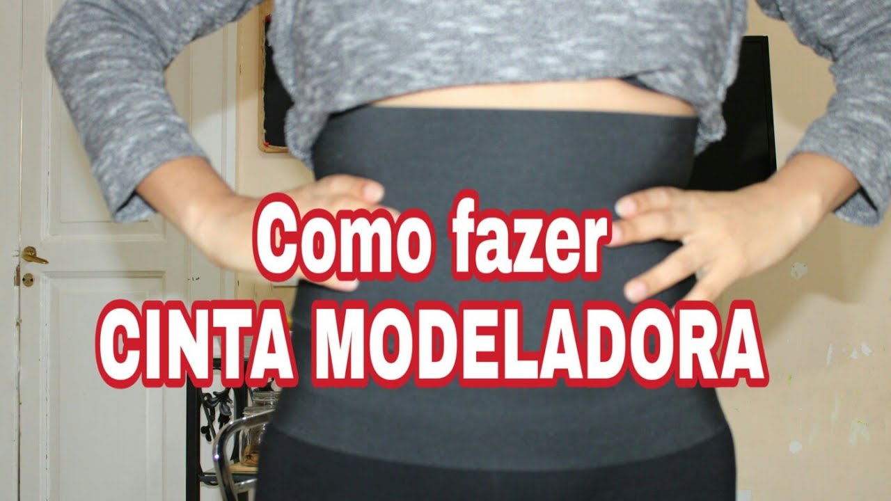 Como fazer cinta modeladora com elasticos