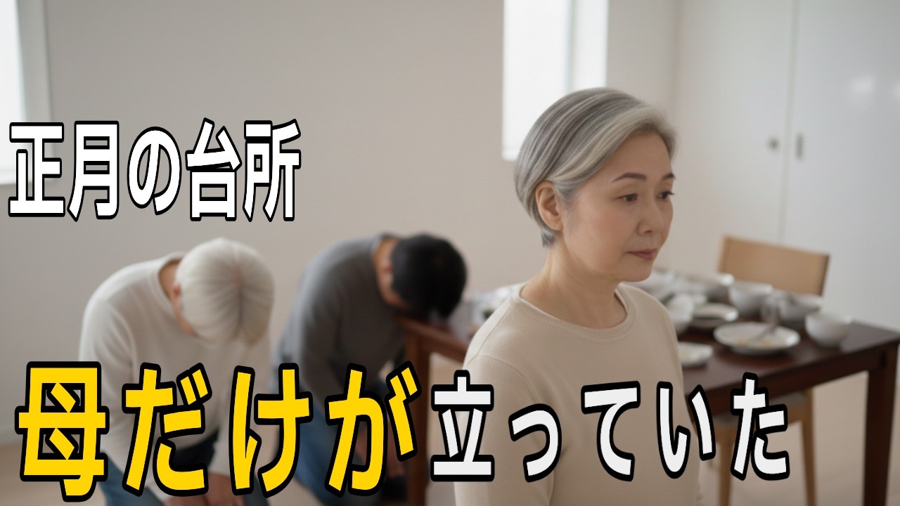 「母さん一人でやってたのか…」正月、台所に立っていたのは母だけだった