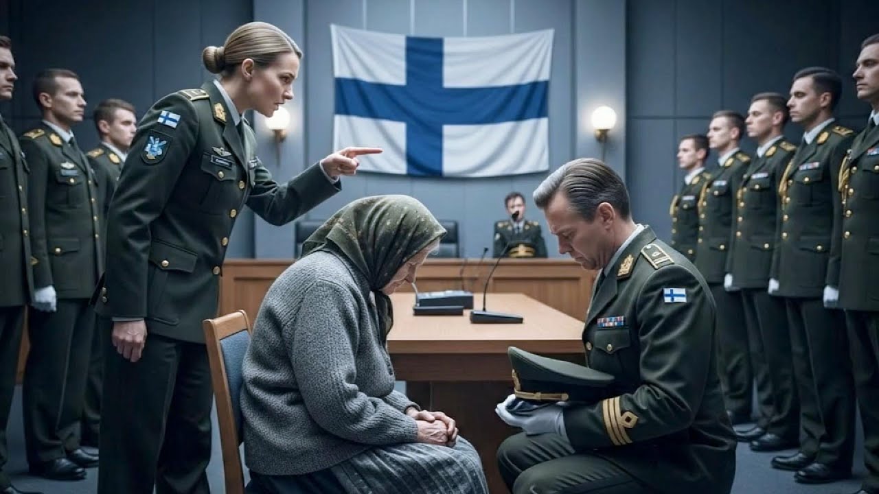 Iäkäs nainen saatettiin ulos VIP alueelta – kunnes kenraali polvistui