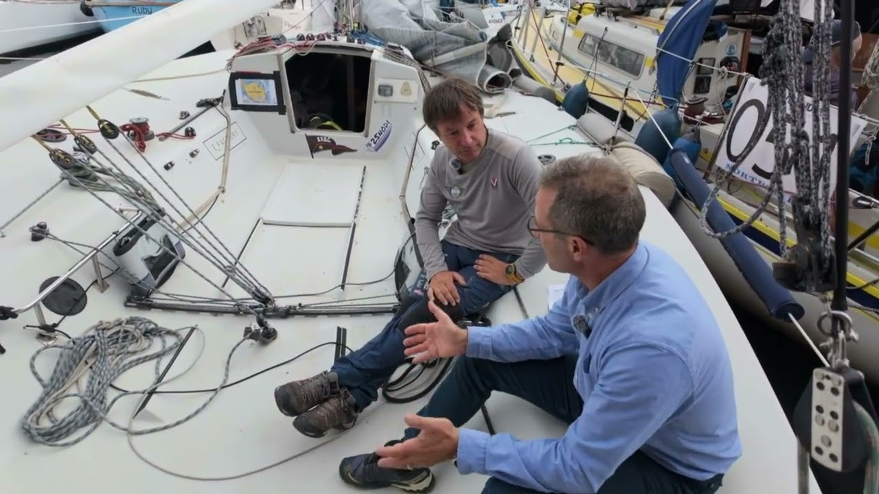 Franco Deganutti has towed his UFO 28 all the way from Trieste in Italy.