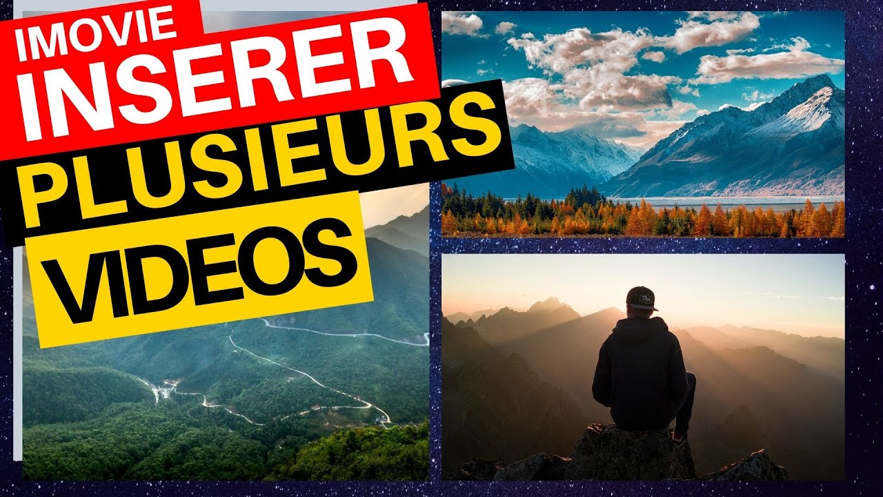 Insérer plus d'une vidéo dans iMovie