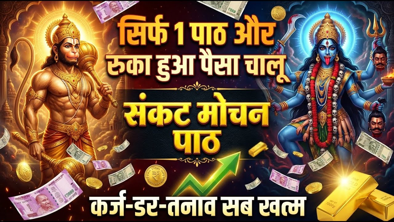 सिर्फ 1 पाठ और रुका हुआ पैसा चालू — सुनते ही घर में धन और शांति आ गई 💰🚩| Sankat Mochan full Path