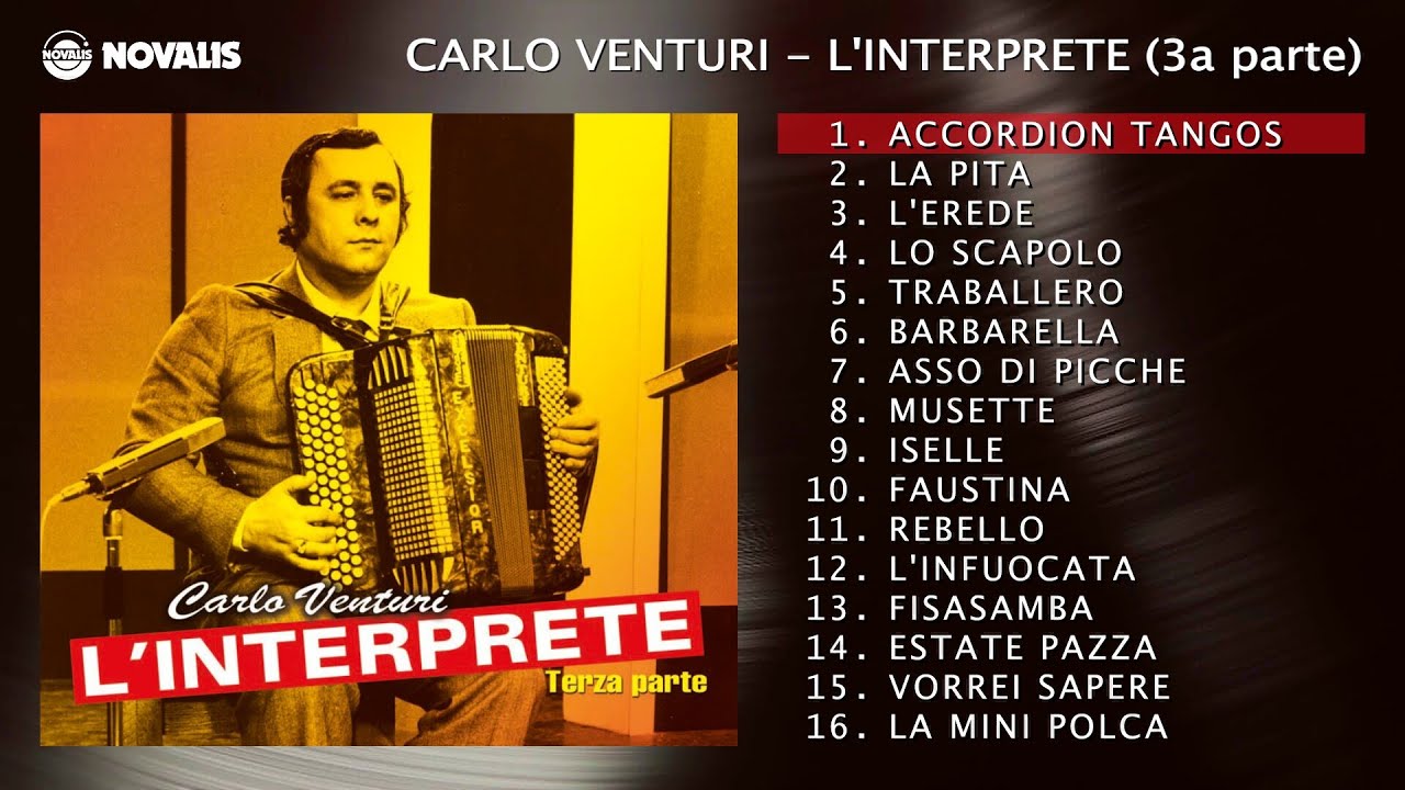 Carlo Venturi - L'interprete (3a parte) ALBUM COMPLETO 🎹 Audio ufficiale