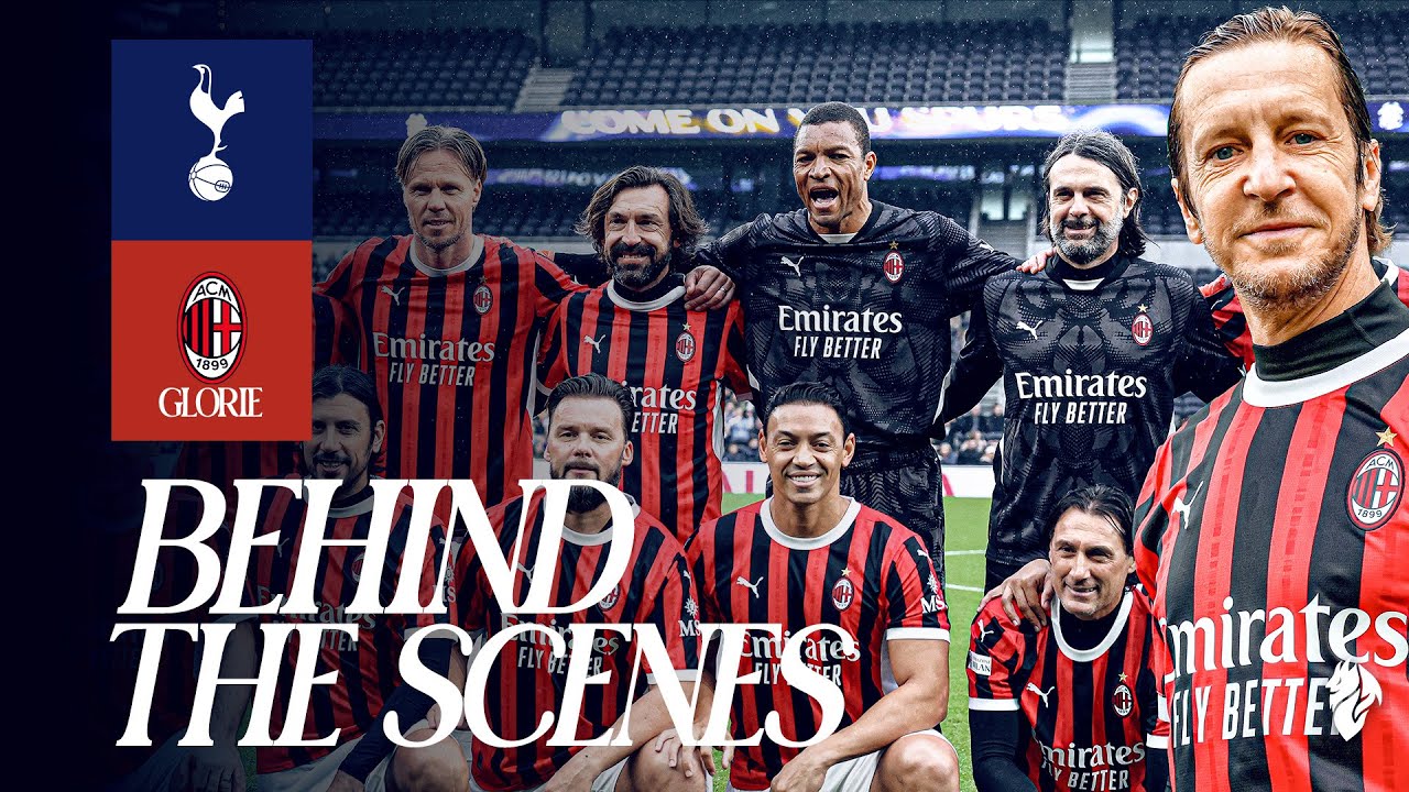 Legends in action | Behind the Scenes of Spurs v Milan Glorie in London