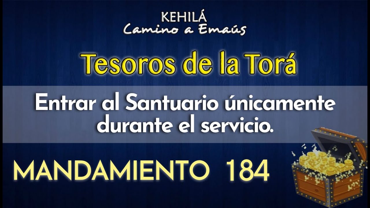Mandamiento 184 | Entrar al Santuario únicamente durante el servicio.