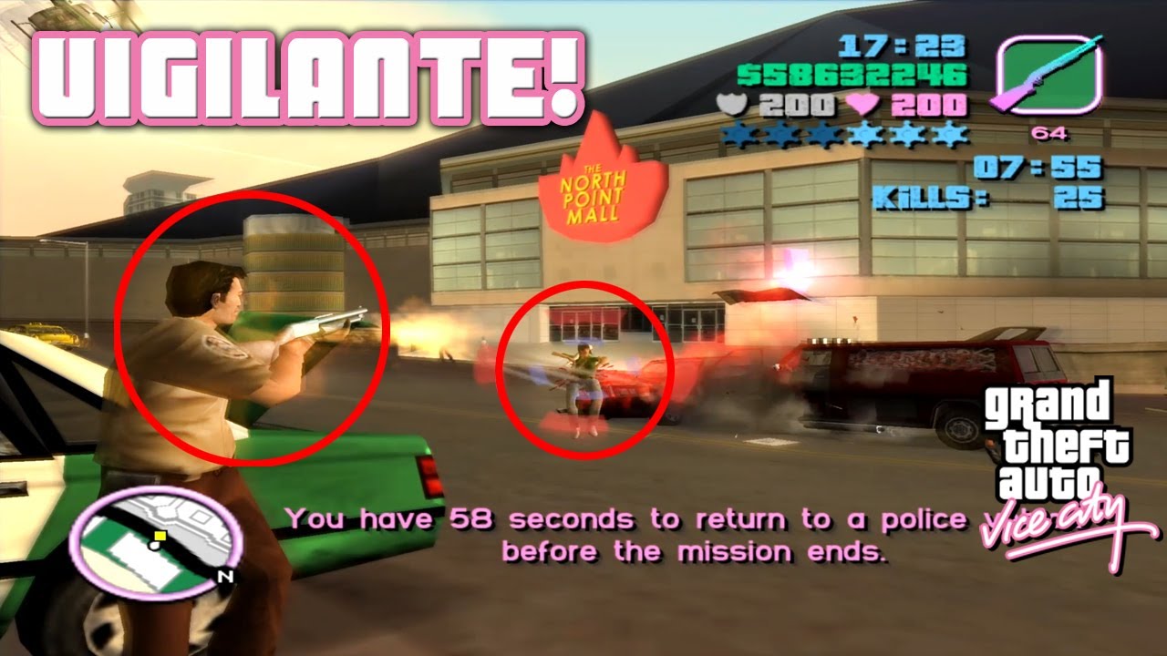Cop Outfit! / Vigilante Levels 1-13 / GTA Vice City