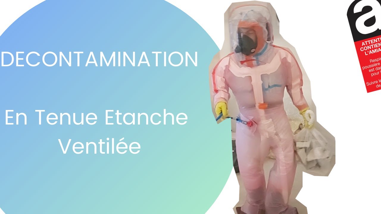 Décontamination tenue étanche ventilée amiante