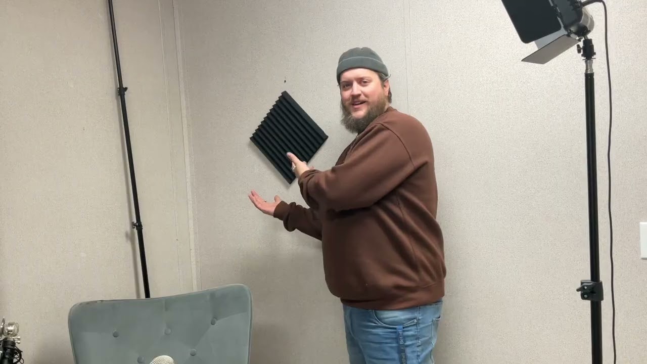 Pod Vlog #1 acoustic panels