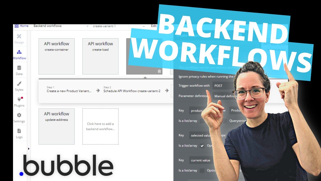 Как включить и использовать внутренние рабочие процессы в Bubble