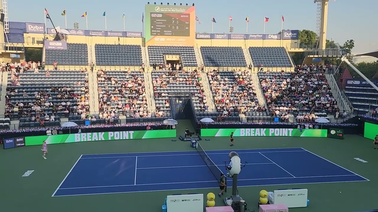 Liudmila Samsonova vs. Leylah Fernandez | 2026 Dubai Tennis Championships