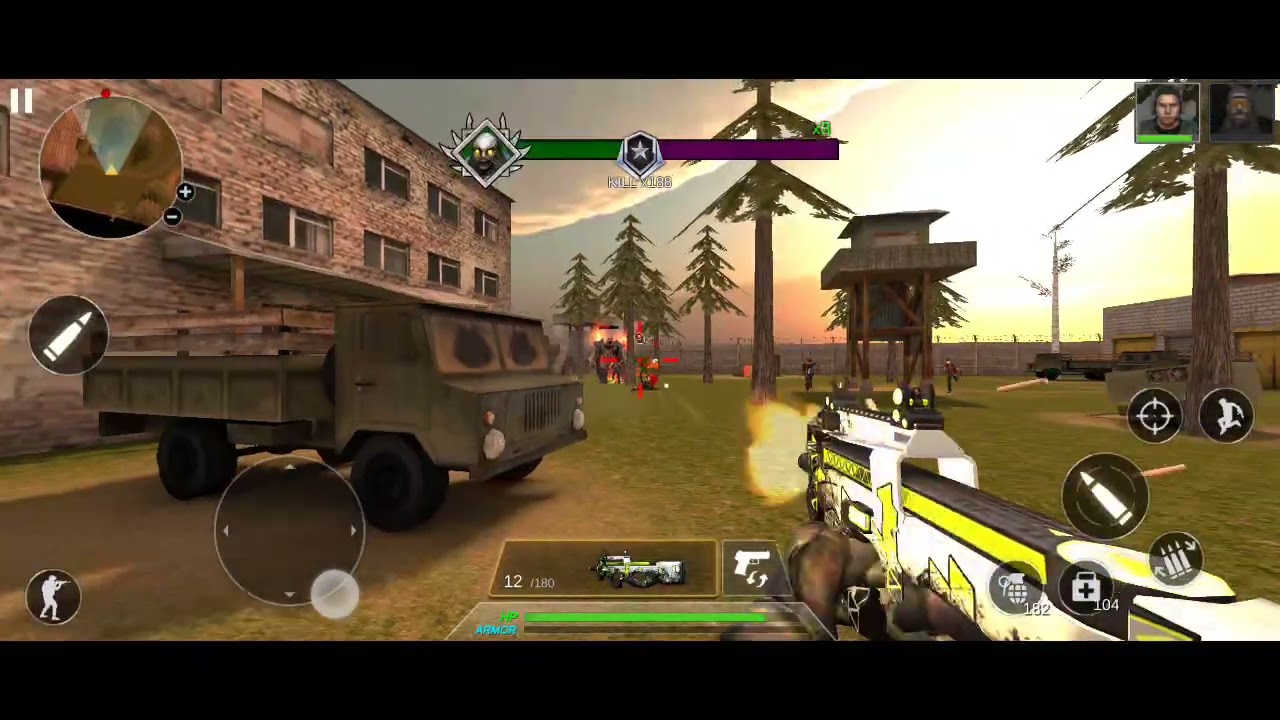 Fps STRIKE ops modern arena gameplay|zoombie survival mode game| best game | #fps #offline #games 