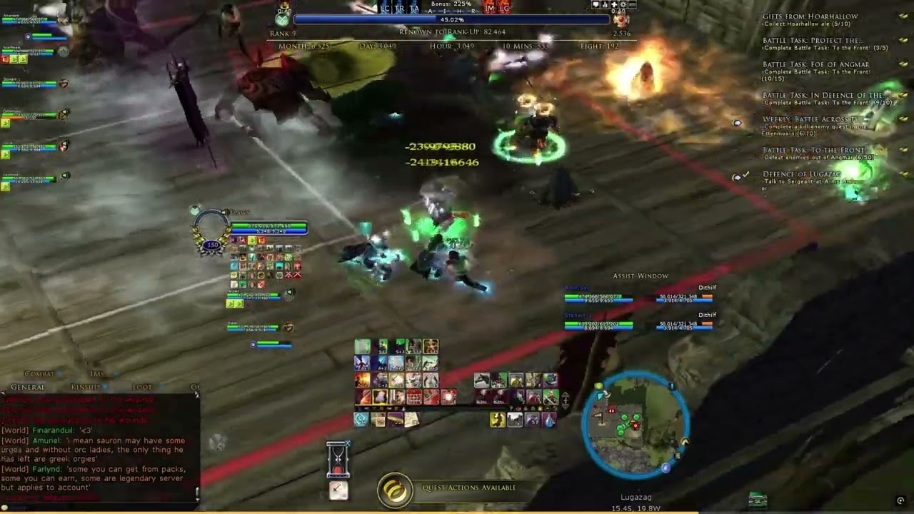 Lotro l EN pvmp l 8 vs 18 (Lols + 2 Trolls + Multiboxer [6])