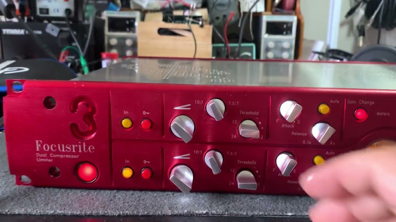 Focusrite Red 3 Dual Compressor Limiter Functionality