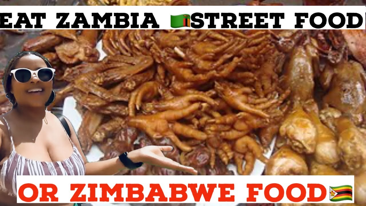 Eating zambian street food ,would you eat this?🇿🇲