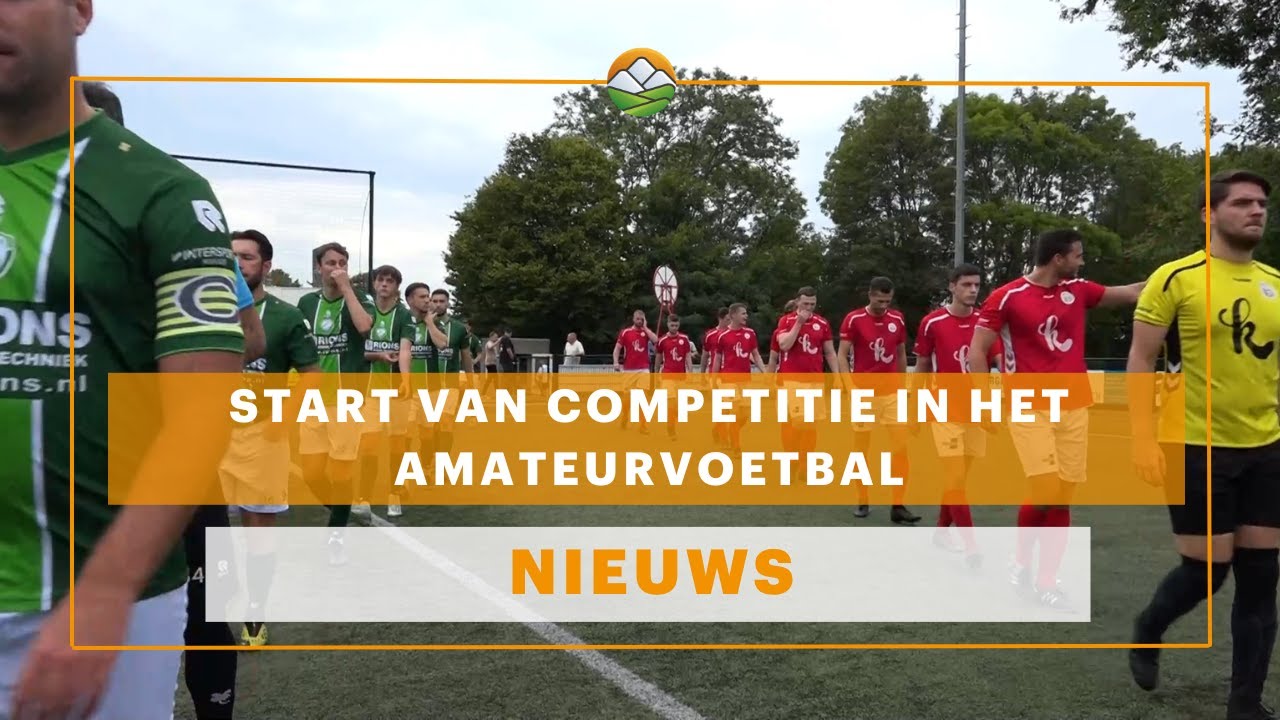 Start van competitie in het amateurvoetbal